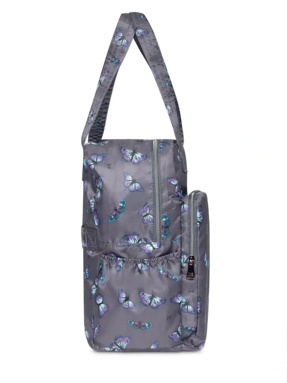 NWT- lug Ranger XL Packable Tote Butterfly Grey Print